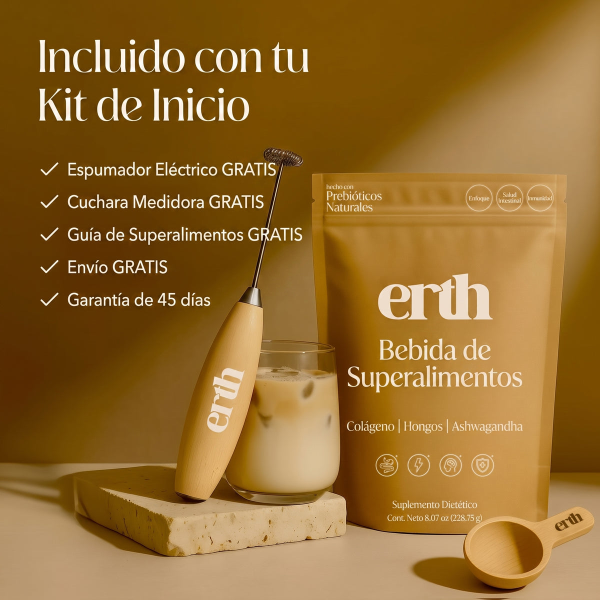 Café Erth Superfood + Kit de Inicio GRATIS